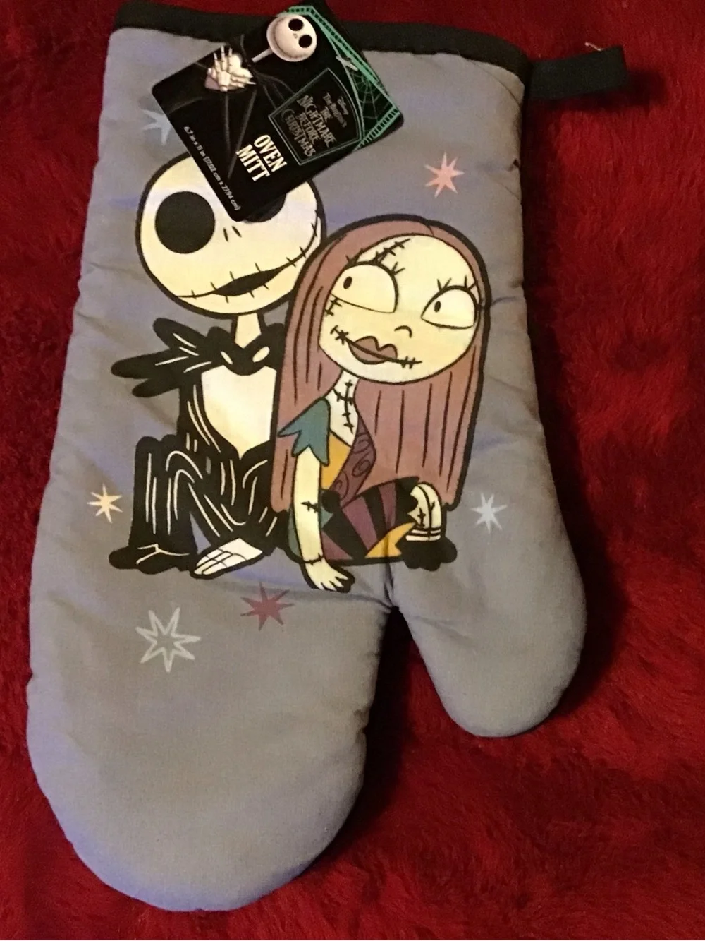 The Nightmare Before Christmas Kids Oven Mitt & Pot Holder Set - Gray
